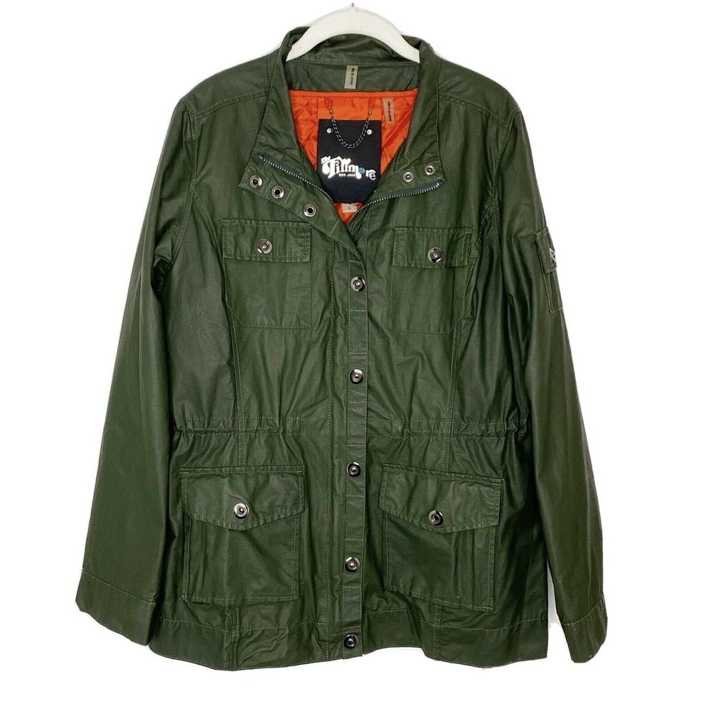 The Fillmore Olive Full Zip Military Bomber Jacket